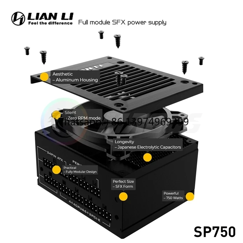 Pc Gaming Lian Li - Bloc d'alimentation LIAN LI PSU 750w