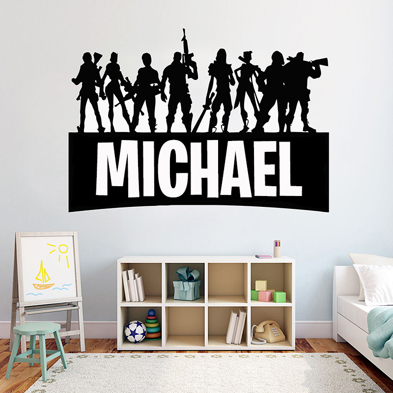 Pc Gaming Quotes - Jeu Gamer personnalisé nom décor Mural