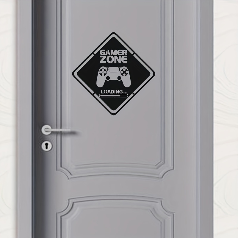 Pc Gaming Quotes - Autocollant mural en vinyle pour porte