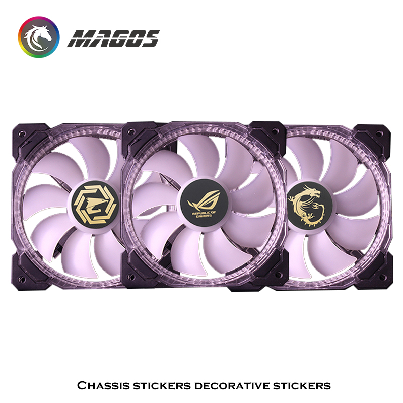 Pc Gaming Quotes - Autocollant décoratif pour ventilateur de refroidissement