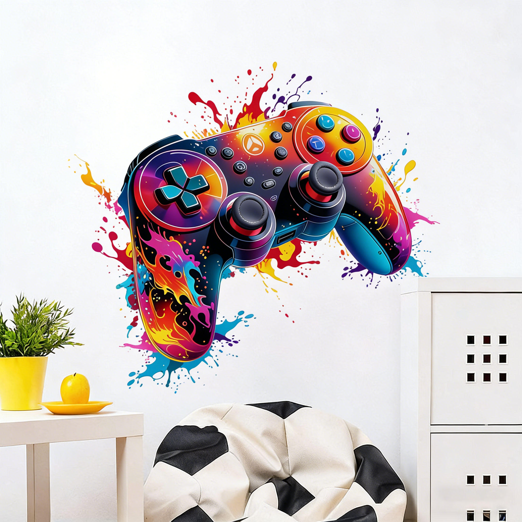 Autocollant mural pour manette - Pc Gaming Quotes avis et prix