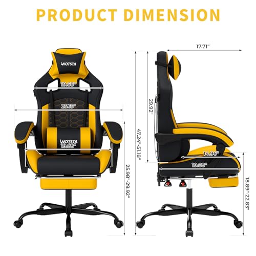 Chaise de jeu avec massage, ch - Pc Gaming Chair avis et prix