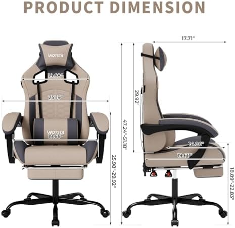 Chaise de jeu avec massage, ch - Pc Gaming Chair avis et prix