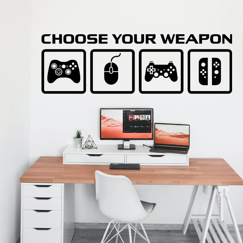 Décor de jeu vidéo, autocollan - Pc Gaming Quotes avis et prix
