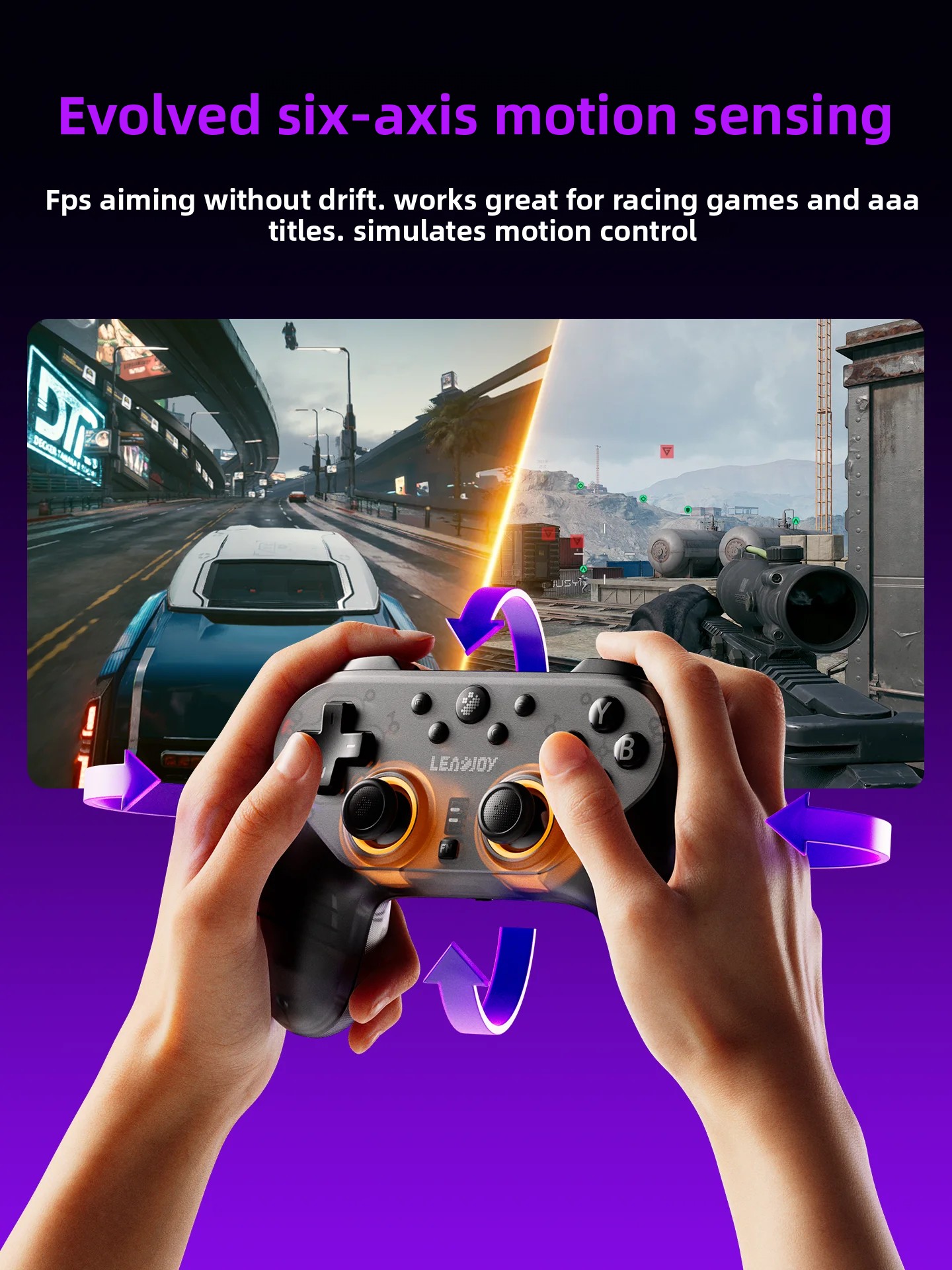 Manette de jeu sans fil LeadJo - Joystick Pc Gaming avis et prix